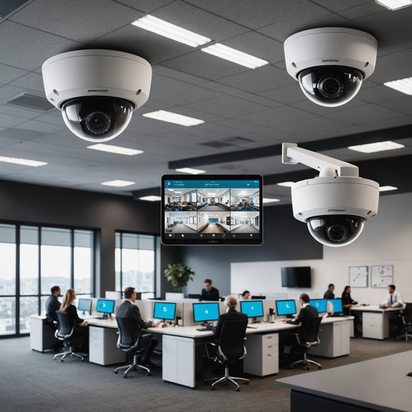 Comment configurer un réseau de caméras de surveillance pour un immeuble de bureaux?